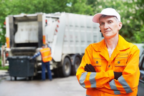 Professional office clearance team in Mayfair